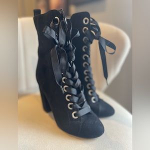 Express lace up booties